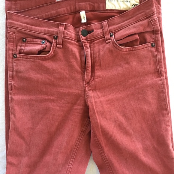 Rag & Bone skinny clay colored denim jeans - Picture 3 of 9